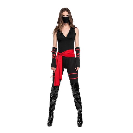 Stealthy Siren: Ninja Warrior Women's Halloween Costume