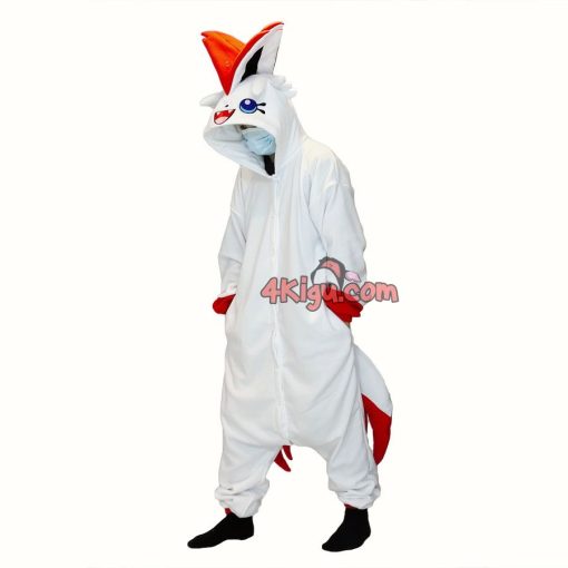 White Version Victini Kigurumi Kostüm Onesie Halloween Costumes