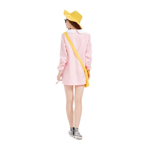 Pink Japanese Anime School Girl Cosplay Costume, Women's Halloween Uniform with Long Sleeves, Multiple Sizes - Image 5