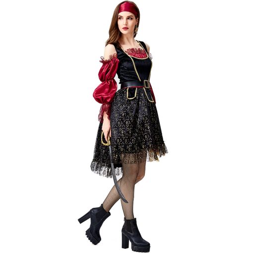 Plunder the Night: Medieval Pirate Queen Halloween Costume