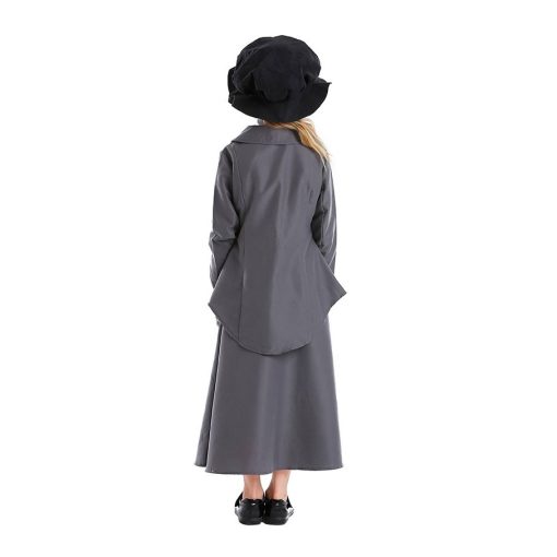 Girls' Magical Nanny Costume, Retro Family Teacher Outfit Inspired by Classic American Movie - Image 6