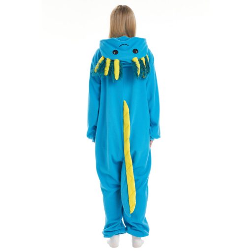 Blue Axolotl Kigu Onesie Adult Cute Pajamas