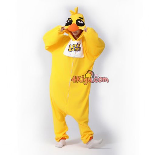 Chica the Chicken Kigurumi FNAF Costume - Image 3