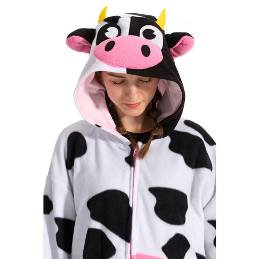 Cow Kigu Onesie Adult Animal Pajamas - Image 5