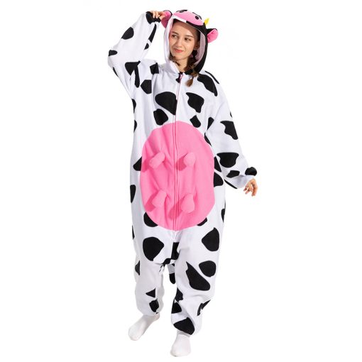 Cow Kigu Onesie Adult Animal Pajamas - Image 2