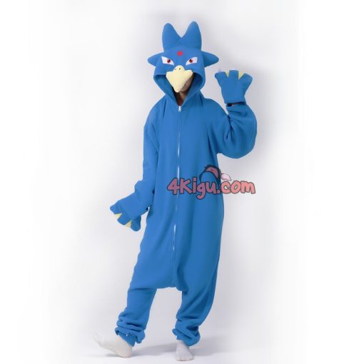 Golduck Kigurumi Onesie Family Christmas Pajamas - Image 3