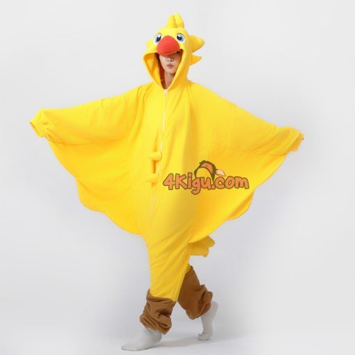 Chocobo Kigurumi Final Fantasy Halloween Costumes - Image 3