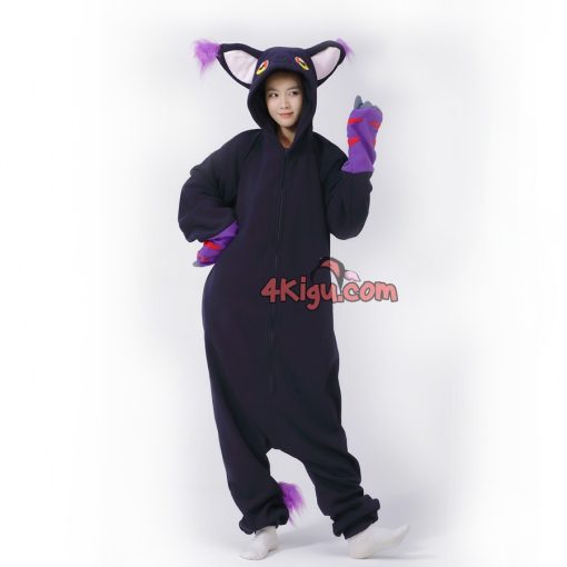 Black Tailmon Kigu Onesie Couples Halloween Costumes - Image 3