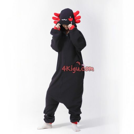 Devil Axolotl Kigu Onesie Couples Halloween Costumes