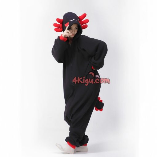 Devil Axolotl Kigu Onesie Couples Halloween Costumes - Image 2