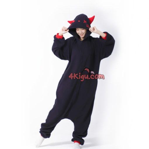 Devil Cat Kigu Onesie Couples Halloween Costumes