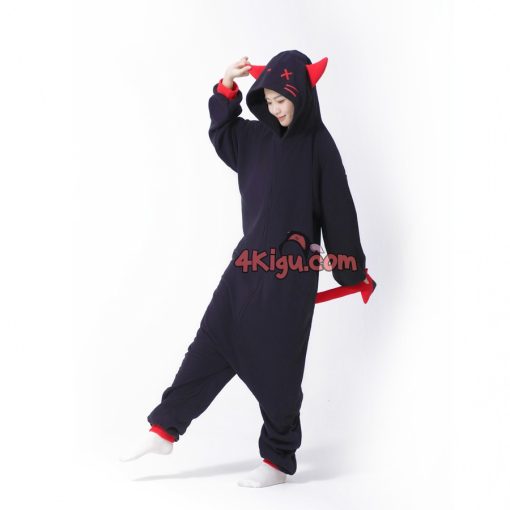 Devil Cat Kigu Onesie Couples Halloween Costumes - Image 3