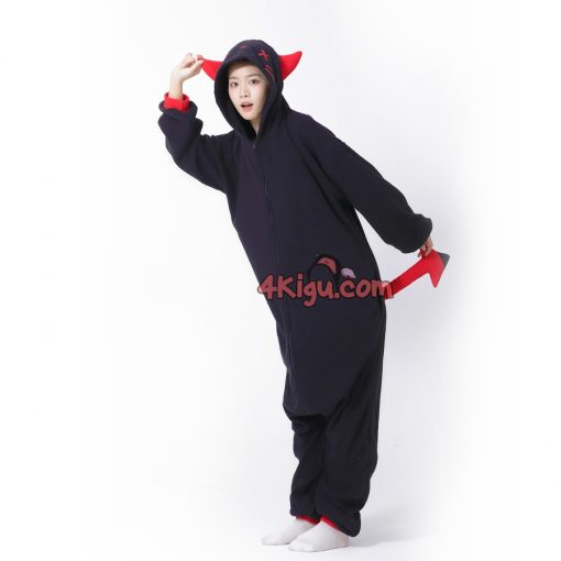 Devil Cat Kigu Onesie Couples Halloween Costumes - Image 2