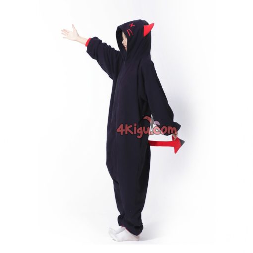 Devil Cat Kigu Onesie Couples Halloween Costumes - Image 6