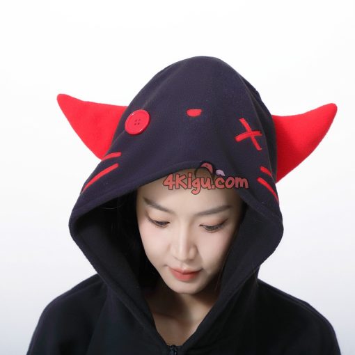 Devil Cat Kigu Onesie Couples Halloween Costumes - Image 8