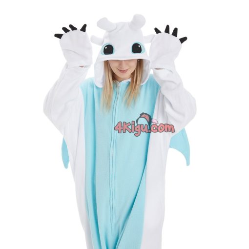 Light Fury Onesie Toothless Costume - Image 6