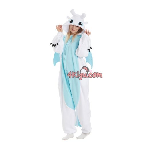 Light Fury Onesie Toothless Costume - Image 3