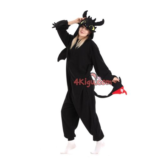 Toothless Onesie Night Fury Costume - Image 4